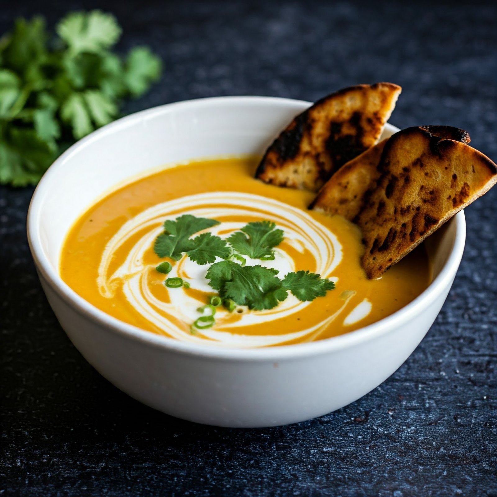 Sopa de Calabaza y Coco (Otoño)
